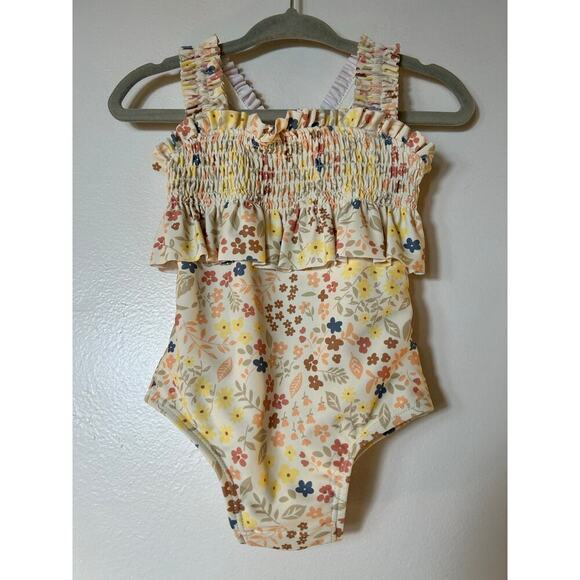 MODERN MOMENTS by GERBER Girl’s Floral One Piece Swimsuit / Size: 3-6 Months - Picture 5 of 6